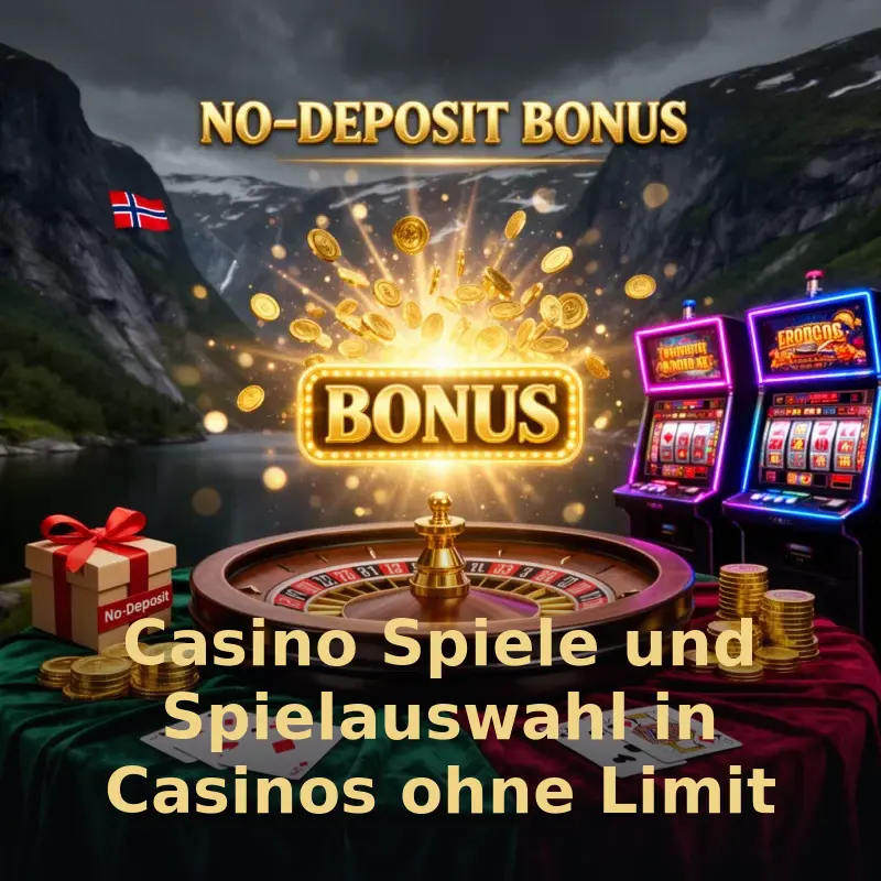 Casino Spiele und Spielauswahl in Casinos ohne Limit